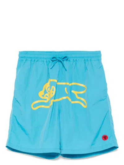 Icecream Logo-print Swim Shorts In Blue