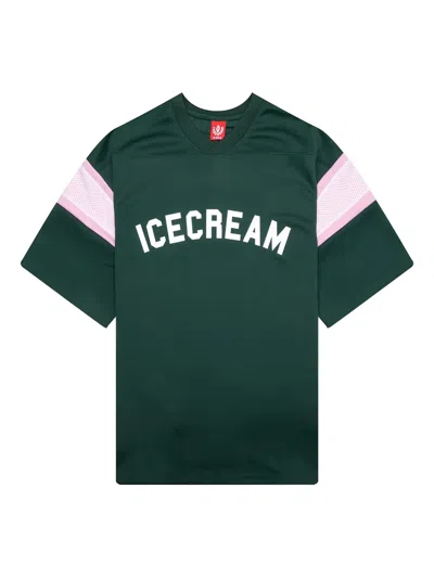 Icecream Logo-print T-shirt In Green