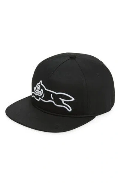 Icecream Loyal Running Dog Snapback Hat In Black