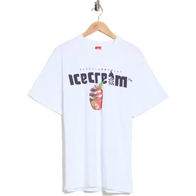 Icecream Luger Graphic T-shirt In White