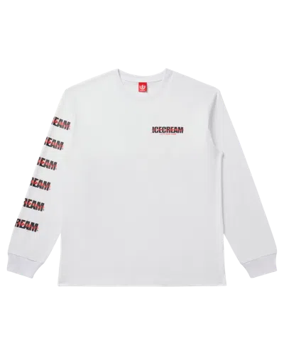 Icecream Kids' Luggage Long-sleeve Tee In White