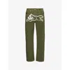 Icecream Mens Green Running Dog Denim Jeans In Green