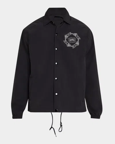 Icecream Men's Running Dog Coach Jacket In Black