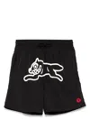 Icecream Mens Black Running Dog Swim Shorts In Black