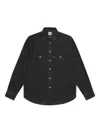 Icecream Boys Men's Black  Running Dog Denim Shirt In Black
