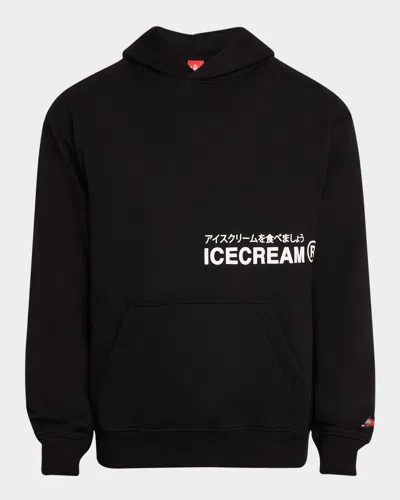 Icecream The Truck Graphic Hoodie In Black