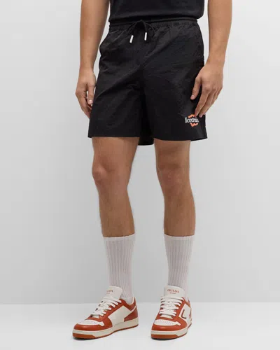 Icecream Men's Trademark Drawstring Shorts In Black