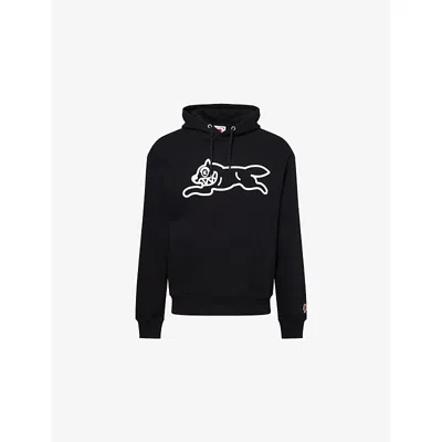 Icecream Mens Running Dog Graphic-print Cotton Hoody Black