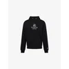 Icecream Mens Black Serve It Best Popover Embroidered Cotton-jersey Hoody Xl