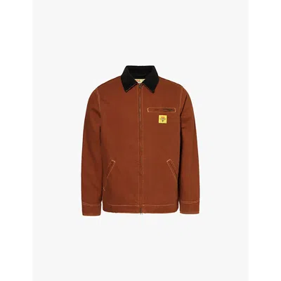 Icecream Brown Canvas Lined Work Jacket