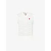 Icecream Mens Grey Repeat Logo V-neck Cotton And Wool Vest Xl