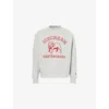 Icecream Mens  Bulldog Crewneck Cotton-jersey Sweatshirt