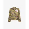 Icecream Mens  Camouflage Work Cotton Jacket In Green
