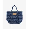 Icecream Mens Logo-print Denim Tote Bag Indigo Xs