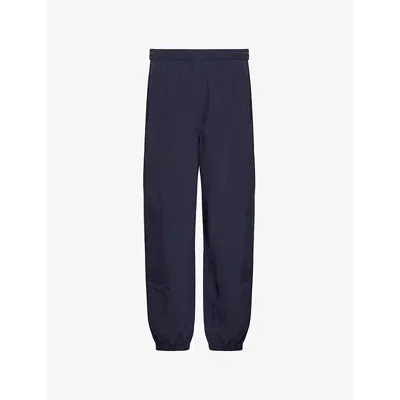 Icecream Mens Soft Serve Colour-block Nylon Track Trousers Navy