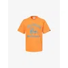 Icecream Mens  Bulldog Crewneck Cotton-jersey T-shirt