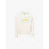 Icecream Mens Stone Block Logo Raglan-sleeves Cotton-jersey Hoody Xl In Neutral