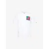 Icecream Mens Pop Art Dog Graphic-print Cotton T-shirt White In White