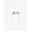 Icecream Mens Running Dog Graphic-print Cotton T-shirt White In White