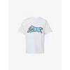 Icecream Mens Running Dog Graphic-print Cotton T-shirt White