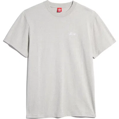 Icecream Mercer Oversize Cotton T-shirt In Heather Grey