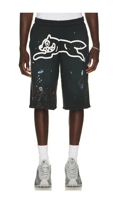 Icecream Milk Shake Terry Shorts In Grey