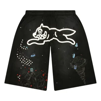 Pre-owned Icecream Milk Shake Terry Shorts 'jet Set' | Black | Men's Size L