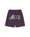 Icecream Monogram Running Dog Swim Shorts In Purple