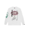 Icecream Multi Graphic Ls T-shirt In White