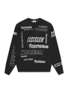 Icecream Multi Logo Knit Crewneck In Blue