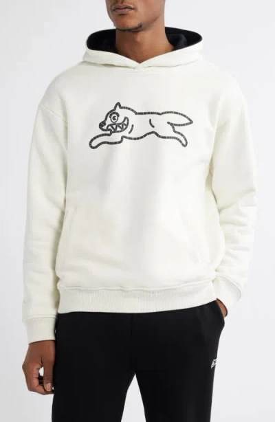 Icecream Oasis Running Dog Logo Reversible Graphic Hoodie In Stretch Limo