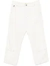 Icecream Canvas Carpenter Trousers In Beige