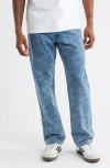 Icecream One Hundred Strawberry Straight Leg Jeans In Blue