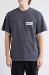 Icecream Options Oversize Cotton Graphic T-shirt In Gray