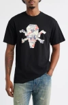 Icecream Origami Cotton Graphic Tee In Black