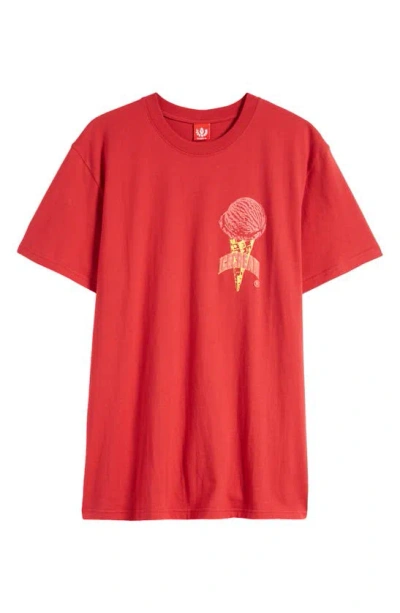 Icecream Out Of This World Cotton Graphic T-shirt In Chili Pepper