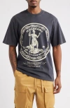 Icecream Oversize Seal Graphic T-shirt In Gray