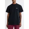 Icecream Oversize Tundra Embroidered T-shirt In Black