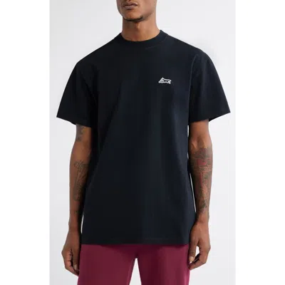 Icecream Oversize Tundra Embroidered T-shirt In Black