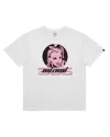 Icecream Pink Badge Tee In White