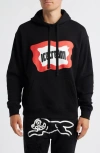 Icecream Play Graphic Hoodie In Black