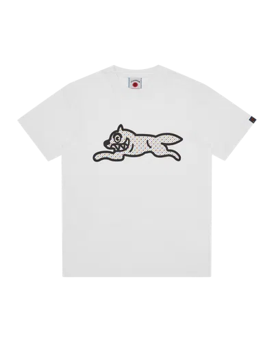 Icecream Kids' Polka Dot Running Dog T-shirt In White