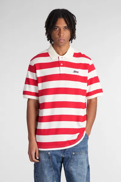 Icecream Polo In Red Cotton