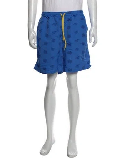 Pre-owned Icecream Printed Jogger Shorts In Blue