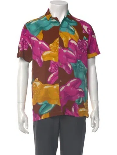 Pre-owned Icecream Printed Short Sleeve Shirt In Multi