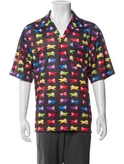Pre-owned Icecream Printed Short Sleeve Shirt In Purple