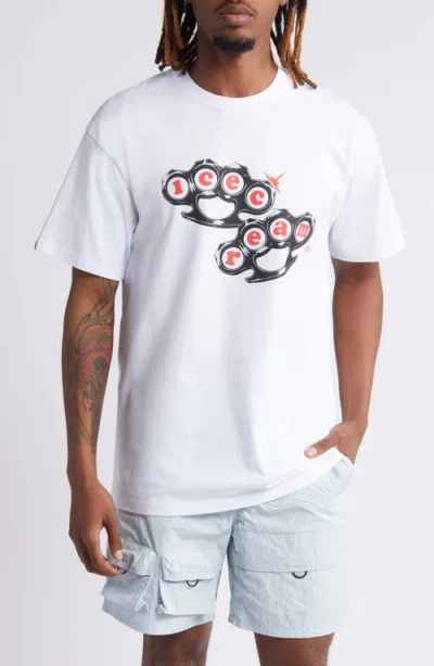 Icecream Punchies Graphic T-shirt In White