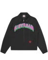 Icecream Quilted Work Jacket In Black