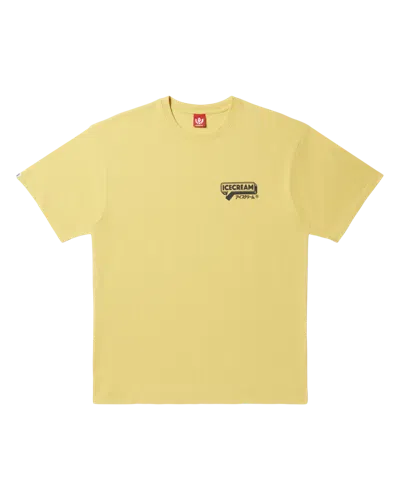 Icecream Kids' Quote Tee In Cream Gold