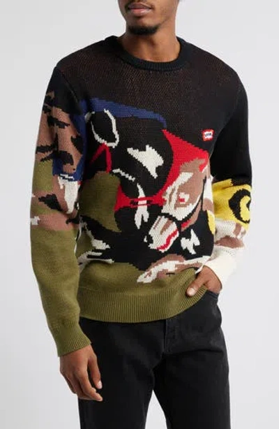 ICECREAM ICECREAM RACE COTTON CREWNECK SWEATER